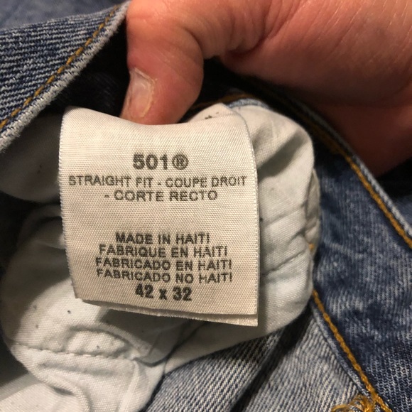 Men’s Levi’s 501’s Buttonfly Jeans - Picture 5 of 5